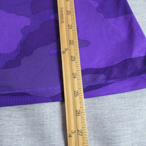 Under Armour T Shirt Womens S Purple Camo V Neck Logo Athletic Active Tee - Picture 5 of 11