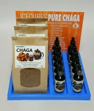 Wholesale ~ Icecube Herbals Chaga & Tincture Starter Kit ~ Counter Top Display