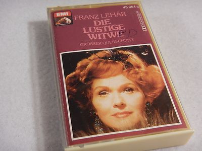 Franz Lehar : Die Lustige Witwe - German Cassette Tape