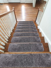 Stair Treads Carpet Non Slip Cleaning Machine Washable, Shaggy Glitter 22x67cm