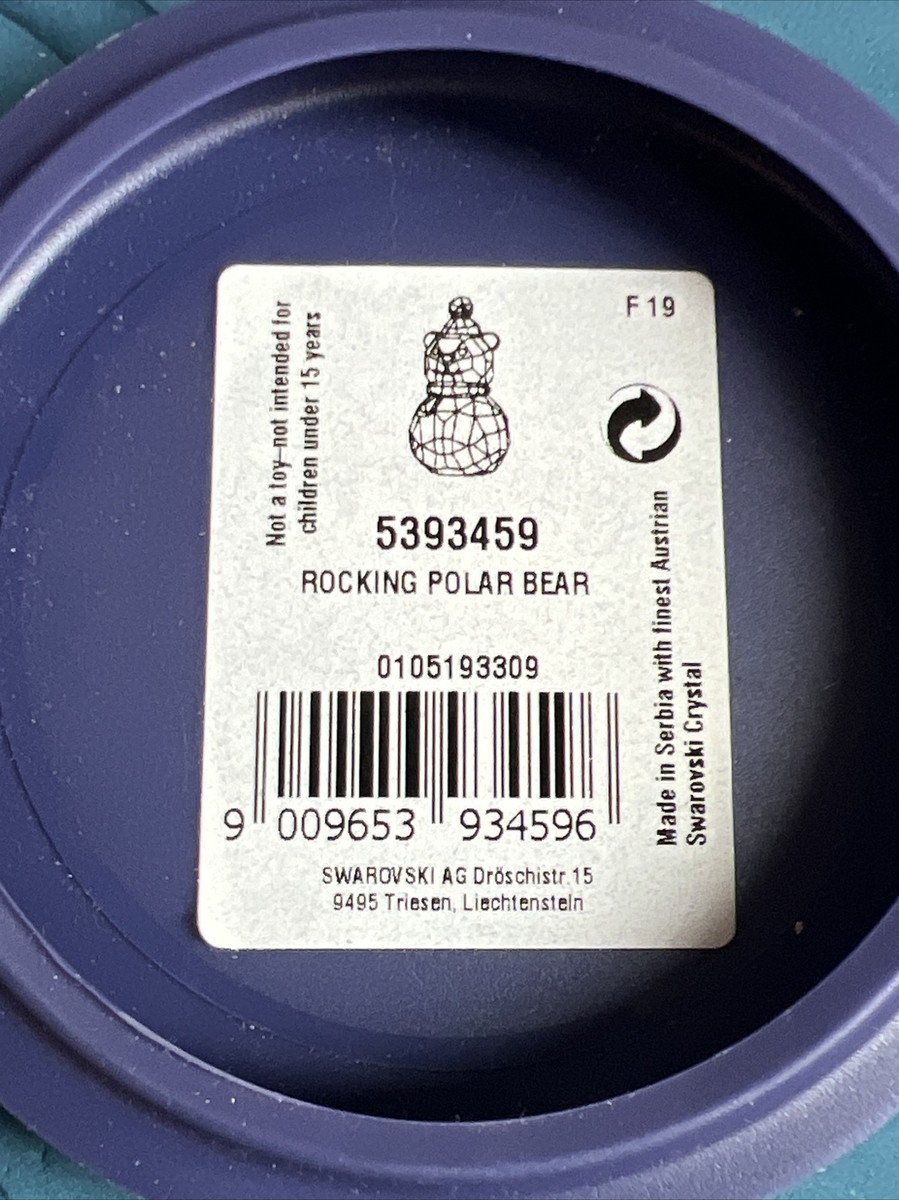 Swarovski Rocking Polar Bear 5393459 New in original box. | eBay