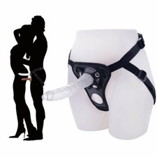 Double Penetration DP Anal Sex Strap-on Harness with Dildo Sex-toys for Couples