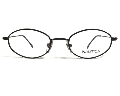 Nautica Eyeglasses Frames N7033 081 Grey Round Full Rim 47-19-140