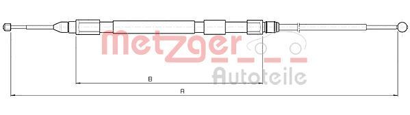 Metzger 10.4157 Seilzug, Feststellbremse FüR BMW-image