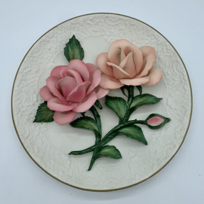 オブジェ　FRANKLIN MINT 薔薇Porcellane オブジェ FRANKLIN MINT 薔薇Porcellane
