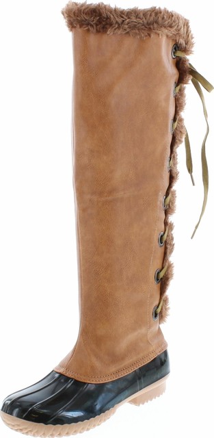 knee high duck boots