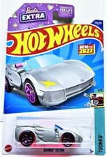 Hot Wheels 2022 HW Tooned 5/5 Silver Barbie Extra New For 2022