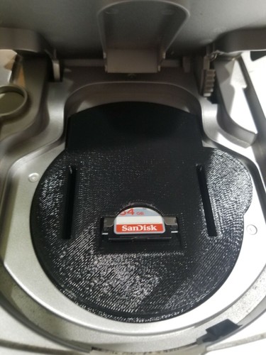 GameCube GCLoader Tray Mount - EZ Install Design - Colors! GC Loader 3D Printed - Picture 2 of 10