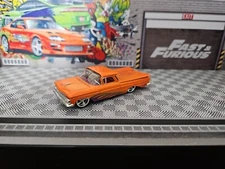 Jada Toys 1969 Chevrolet Chevy El Camino DUB orange w flames Combine post Mint