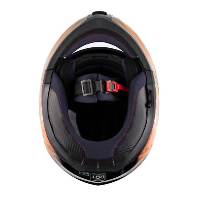 Typhoon Modular Motorcycle Helmet With Drop-Down Sun Visor - DOT Certified,  Sizes S-2XL