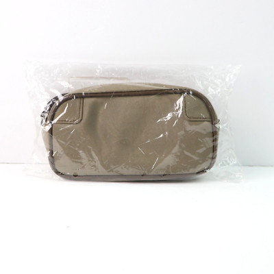 Delta Light Brown Travel Accessories Toiletries Bag Amenity Kit