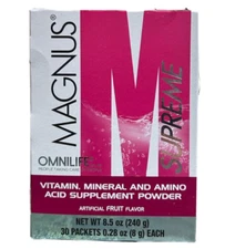 Magnus Supreme - Brain & Energy Supplement - Orange - Box Of 30 Packets