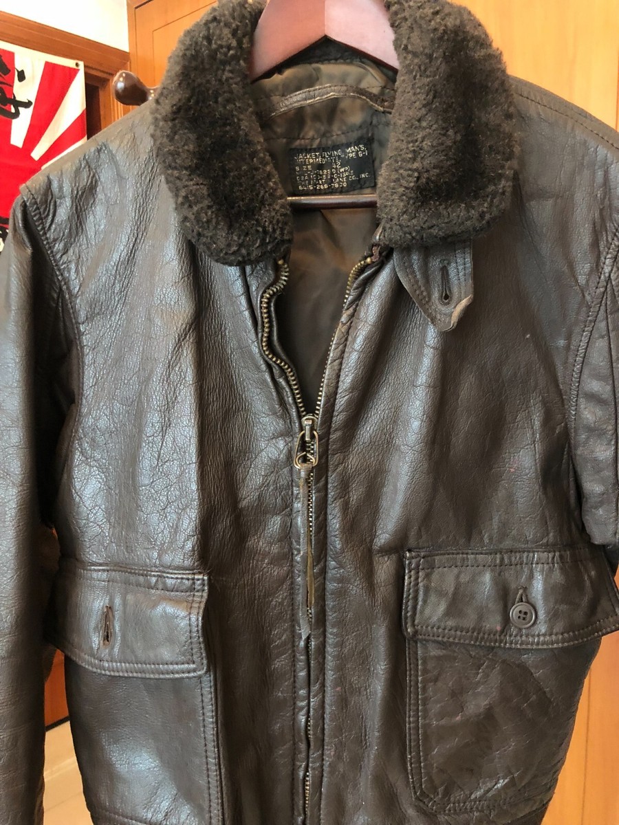 Original USN G-1 Flight Jacket by THE MARTIN LANE CO.- MIL-J-7823 