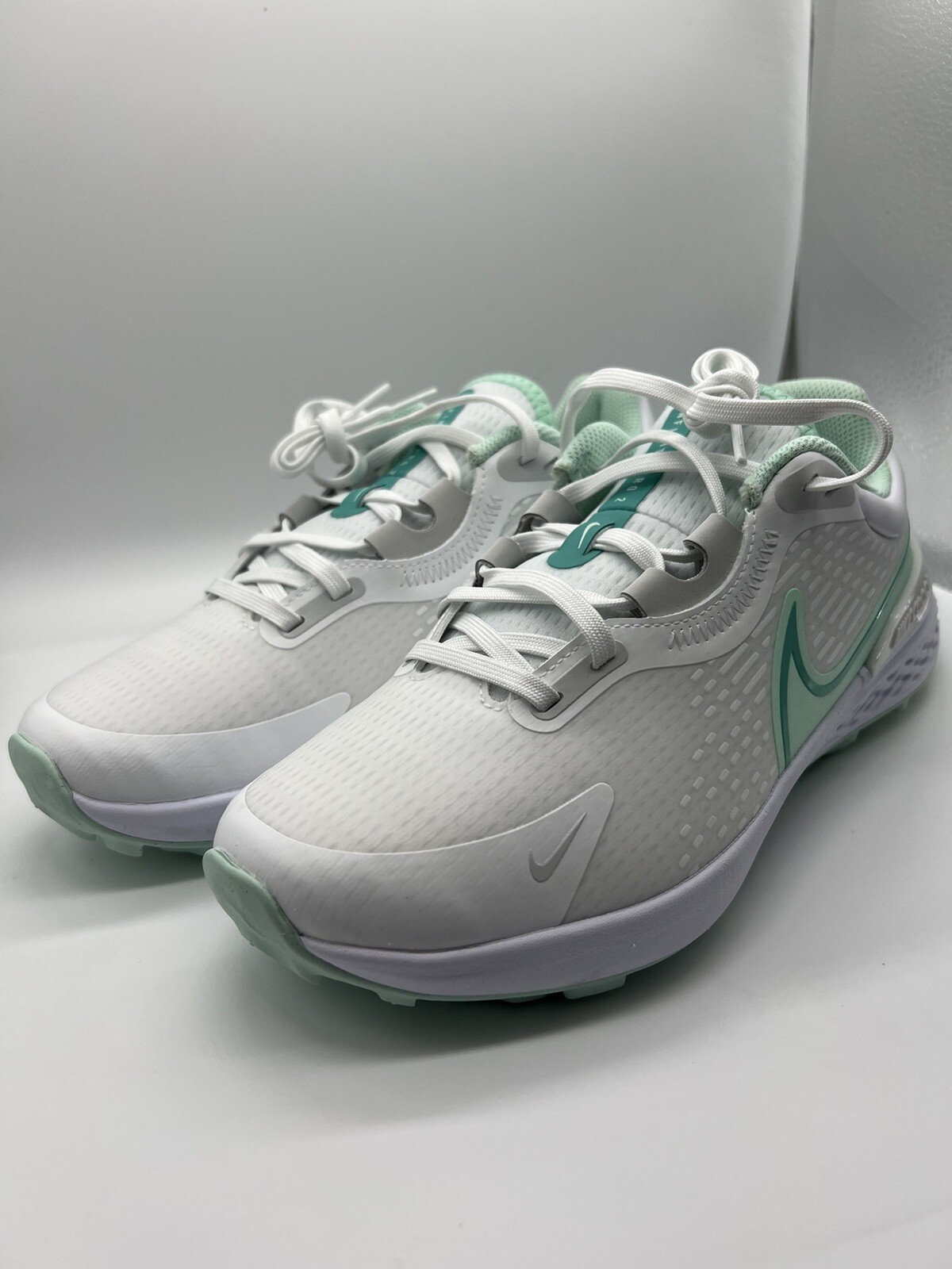 NUEVO Zapatos de golf Nike Infinity Pro 2 para hombre blancos como nuevos espuma DJ5593-100 talla 7,5