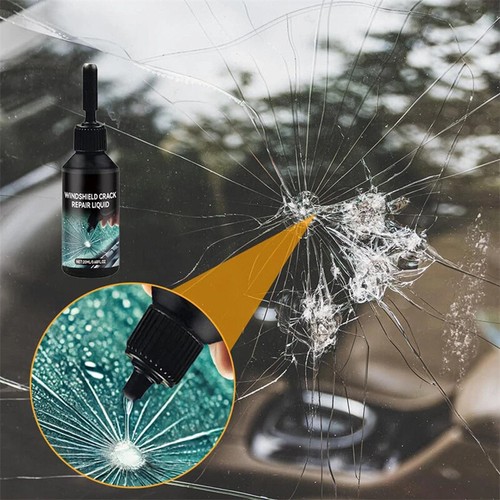1 Set Automotive Glass Repair Kit Fluid Fix Car Windshield Resin Chip Crack Tool - Picture 17 of 22