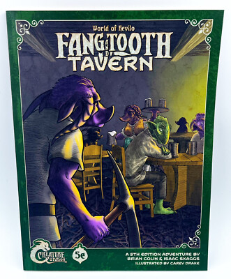 Fang And Tooth Tavern Softcover 5E D&D Adventure Norse Foundry NEW RPG