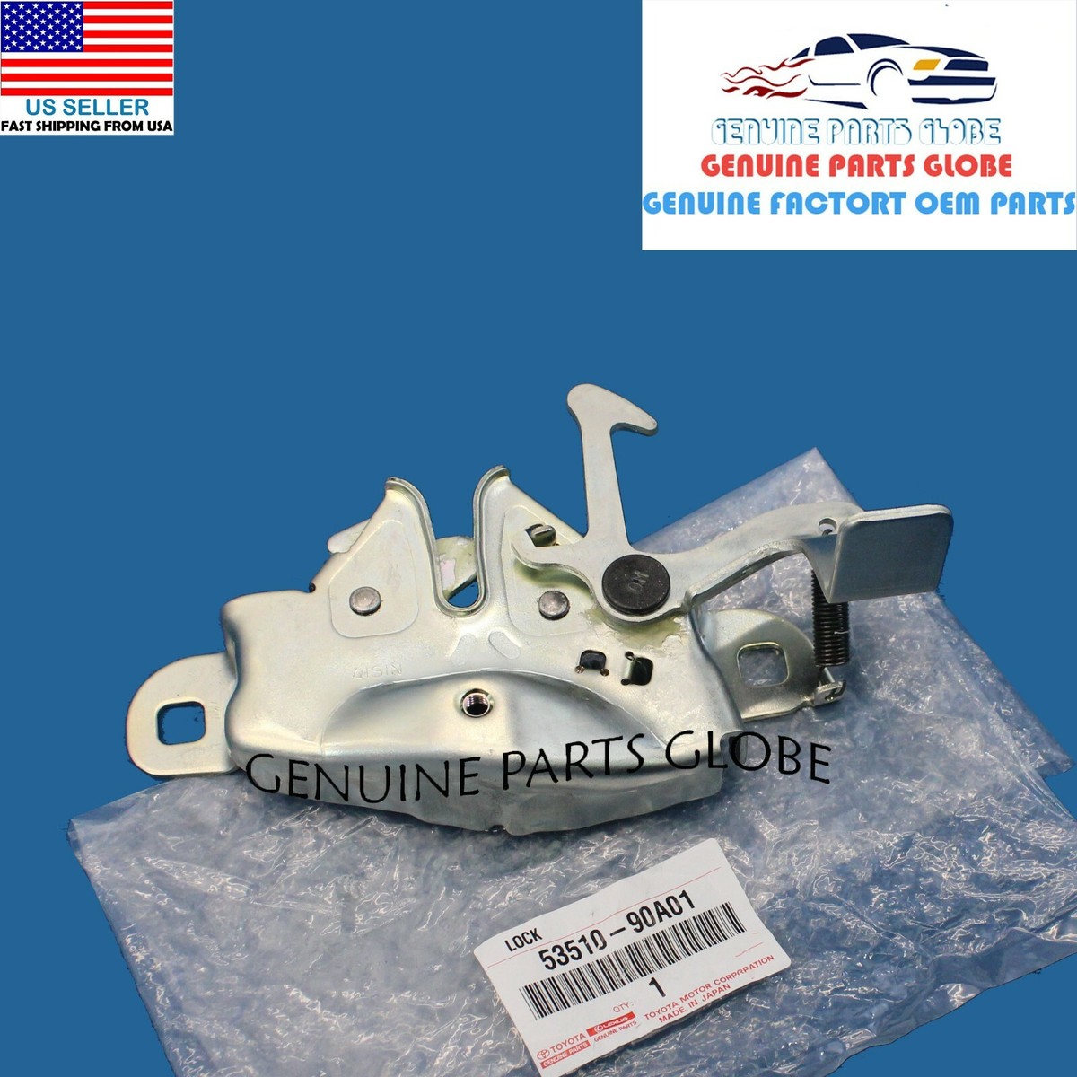 NEW GENUINE OEM TOYOTA 81-87 LAND CRUISER FRONT HOOD LOCK LATCH