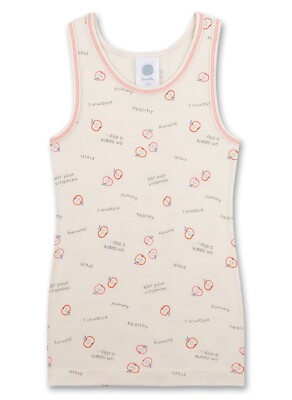 Girls Underwear, White Apples. Sanetta Size 116