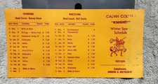 1973 74 Calvin College Knights Winter Sports Schedule