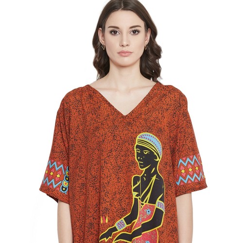 Women Plus Size Kaftan Boho Maxi Dress Night Gown Women's Sleeve Vintage Caftan - Picture 546 of 792