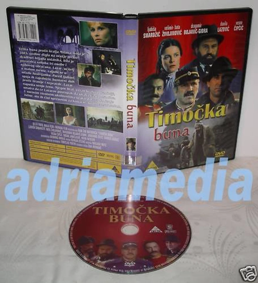 TIMOCKA BUNA DVD Timok Kralj Milan 1883 Srbija Car Lazar Best istorij Film 1983 - Bild 1 von 1