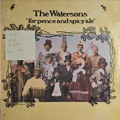 The Watersons For Pence and Spicy Ale Vinyl Record VG/VG 12TS265 1975