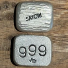 Satori - 1 Oz .999 Silver - Hammered Logo Loaf - Investment Caster Privy