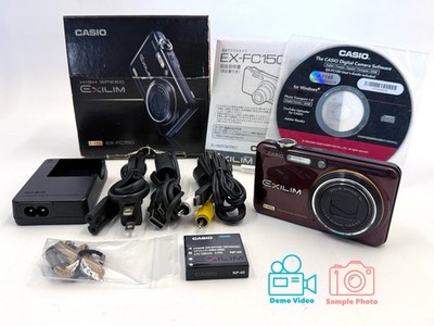 CASIO　HIGH SPEED EXILM HI EX-FC150 Casio Exilim EX-FC150 HS Digital Camera Purple 10.1MP 5x Zoom Slow
