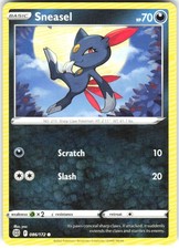 Carta Pokemon Sneasel 086/172 stelle brillanti BRS NM TCG