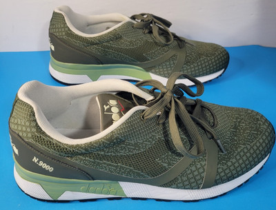 Diadora N9000 Sneakers Size 12 Olive Green Mens Unisex Shoes