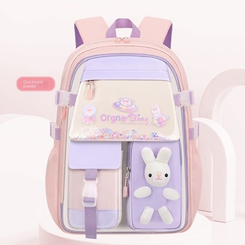 Oxford Rabbit Children Backpack Multiple Pockets Student School Bag Student - Picture 5 of 18