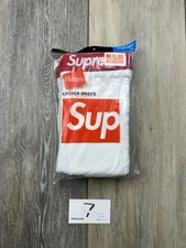 Supreme x Hanes Boxer Briefs (4 pack) - White - S