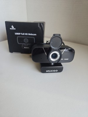 Nexigo  Full HD Streaming Video Chat Gaming Conference Webcam 1080p 