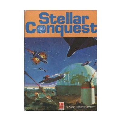 Avalon Hill Sci Fi Stellar Conquest Box Fair+
