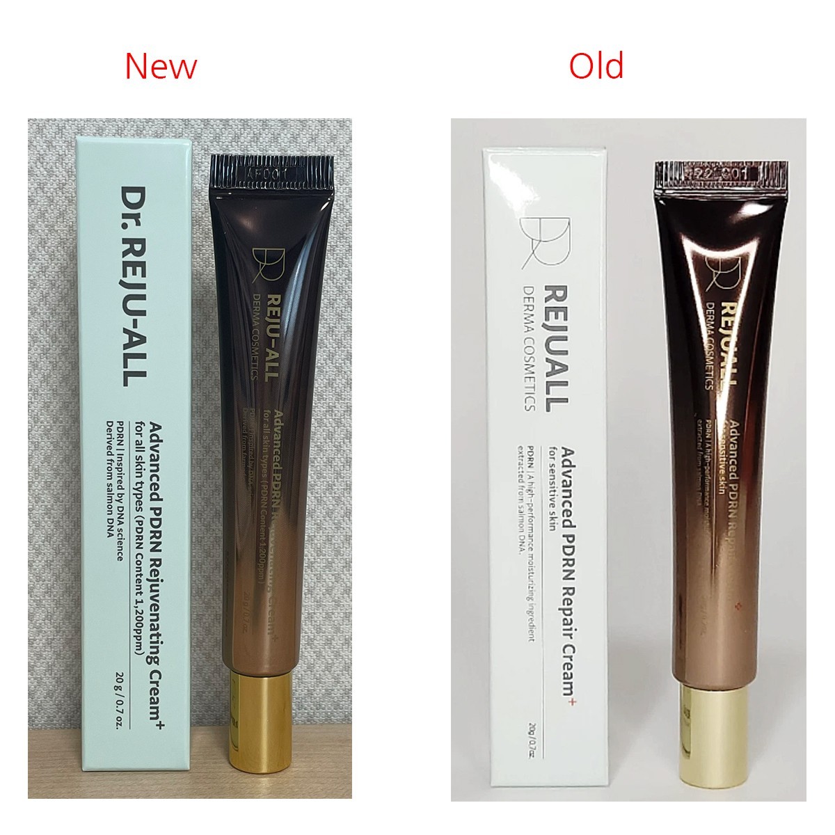 Crema Reparadora Rejuall Advanced Con PDRN 20 Ml - Para Cuidado Diario De La Piel, Textura Ligera