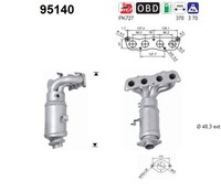 As 95140 Katalysator FüR Yaris 1.3 08.05-12.12 Toyota