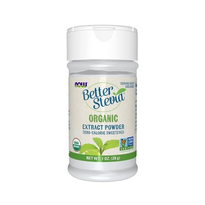 NOW Foods, Certified Organic Better Stevia, Extract 1 Ounce (Pack of 1)