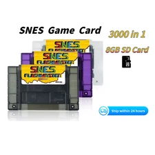 3000 in 1 OS V12 SNES Flashmaster With 8GB TF Card, USA SELLER 🇺🇸