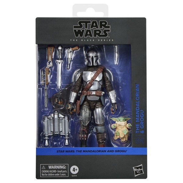 "Hasbro Star Wars Black Series (6\") Mandalorian & Grogu - Mandalorian & Grogu Neu"-image