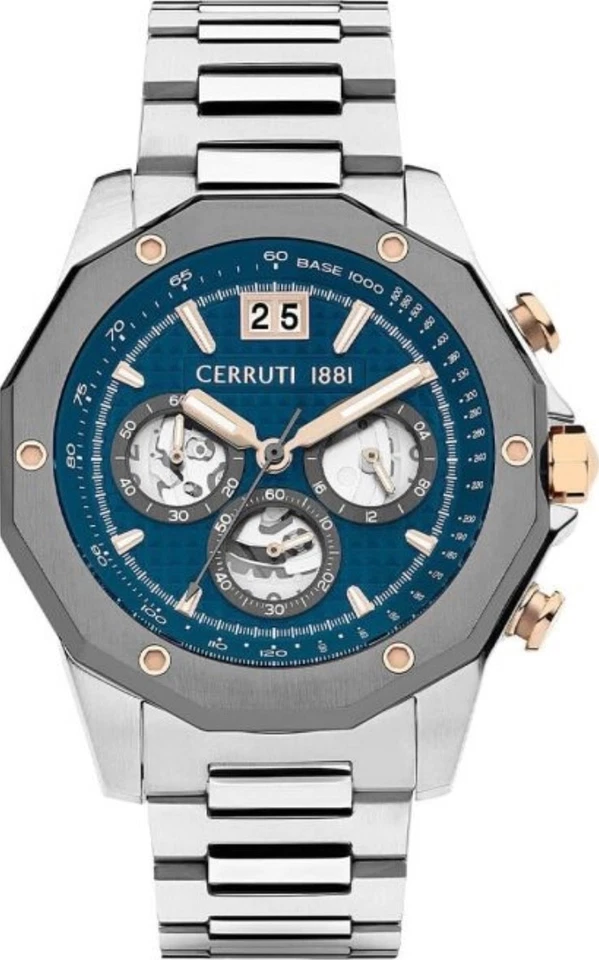 Cerruti 1881 Watch Mens Chronograph 50m Luxury WR CIWGI2207401 RRP £369 - Image 3 of 4