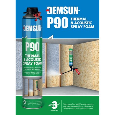 P90 THERMCOAT DÄMMUNG & AKUSTIK PROF SCHAUMSTOFF 850ML LÜCKENFÜLLER