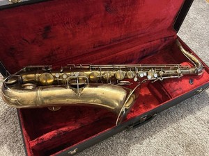 Conn Pre-Chu Tenor Sax/Saxophone, Mostly Bare Brass, Recent Pads!