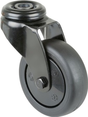 BS ROLLEN A801.A85.075.06 Lenkrolle  Rad-Ø 75 mm Tragfähigkeit 75 kg mit Rückenl