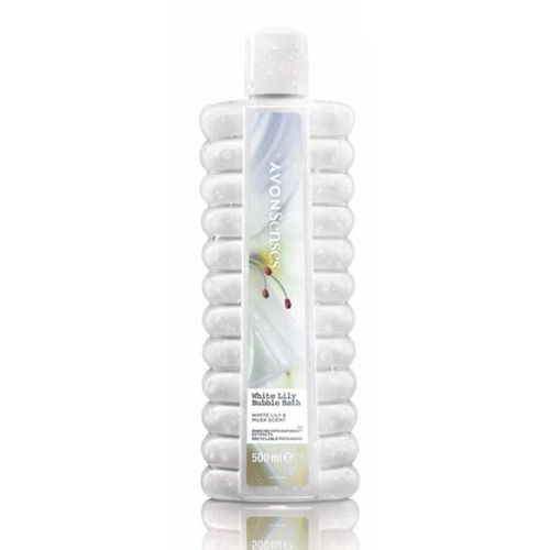 Avon Senses White Lily Bubble Bath, 500ml - clearance sale - Picture 6 of 6