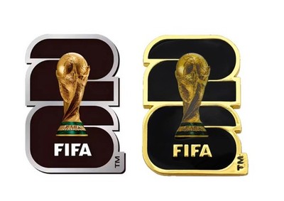 FIFAワールドカップ チャンピオン記念プレート FIFA World Cup 2026 Official Pins Set 3PCS Gold Silver Logo +