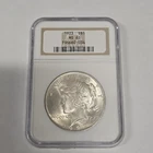 NGC MS65 1923 Peace Silver Dollar 90% Silver Coin 0034
