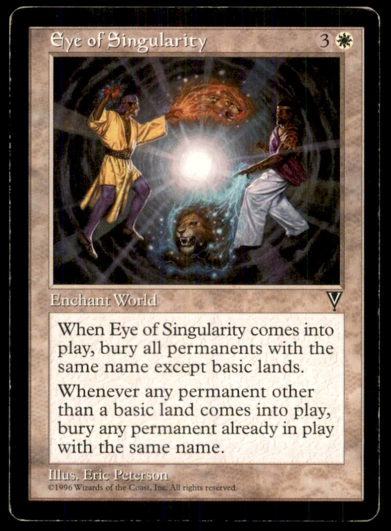 MTG Eye of Singularity LP Light Play Visions [4488]