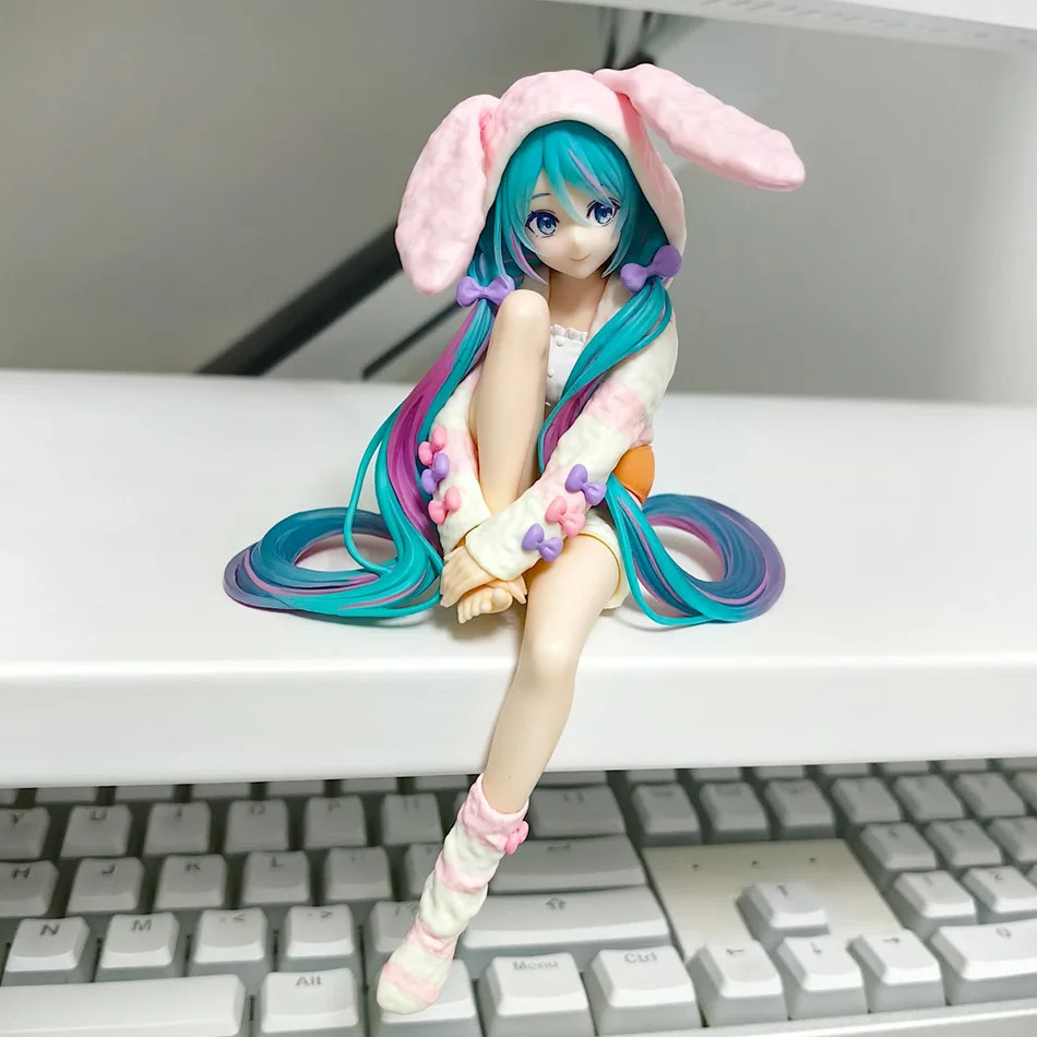 vocaloid Hatsune Miku Noodle Stopper Rabbit Ear Hood Ver figure