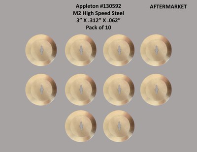 Appleton  #130592 M2 HSS Core Cutter - 10 Pack