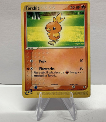 Torchic Ruby & Sapphire 2003 English Regular Common 40 HP Basic 73/109